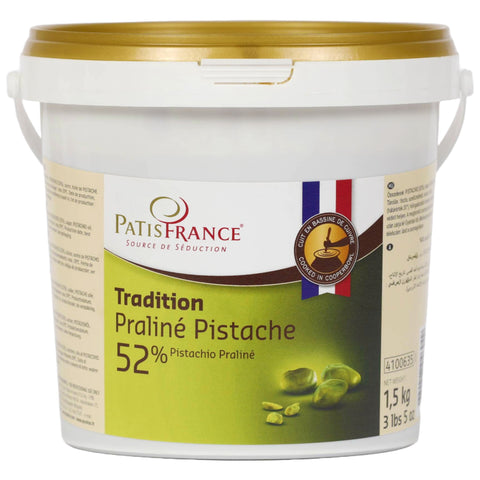 Patis France 52% Pistachio Praline