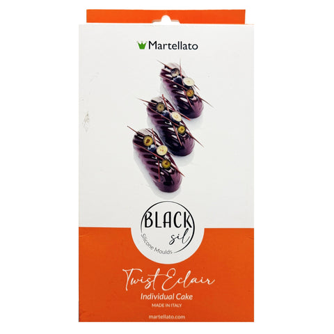 Martellato Twist Éclair Silicone Mould 17.5x30 cm