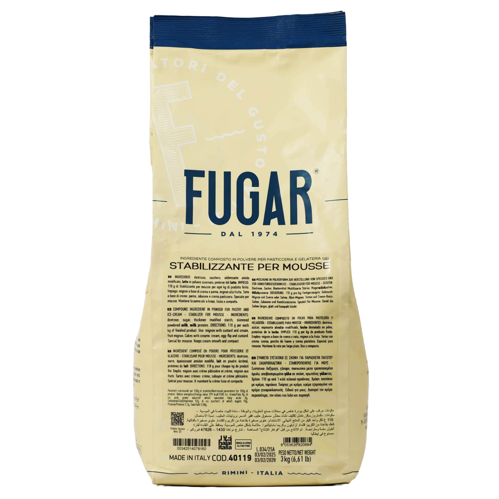 Fugar Mousse & Cream Dessert Stabilizer – LAB1O1