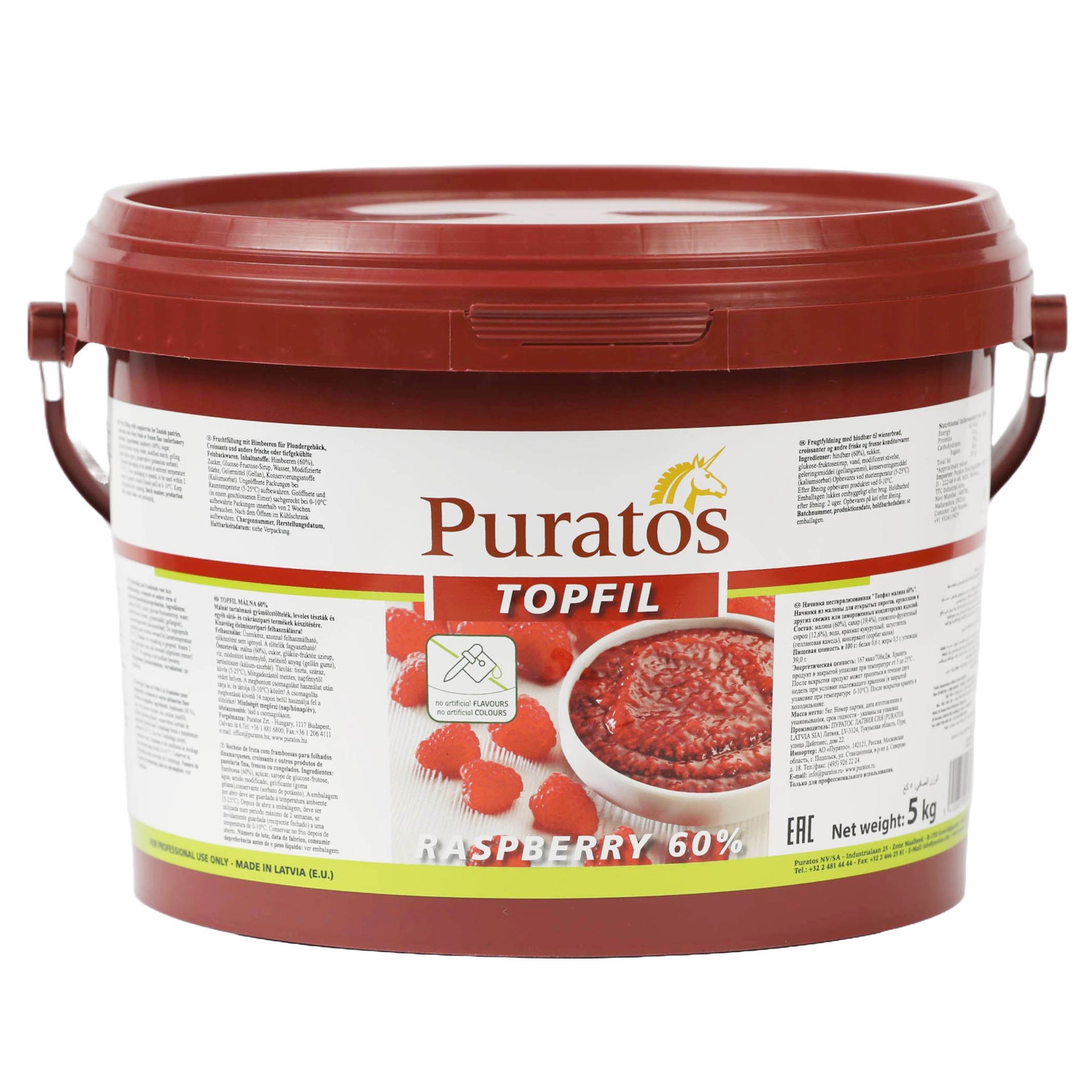 wie lange muss ich originalverpackung aufbewahren 2019 Puratos Topfil Raspberry Filling – LAB1O1