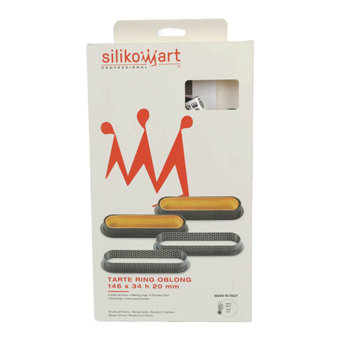 Silikomart Tarte Ring Oblong (Set 6)