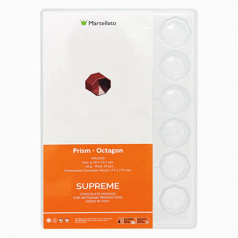 Martellato Prism Octagon Praline Mould