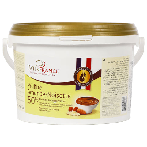 Patis France 50% Almond & Hazelnut Fluid Praline