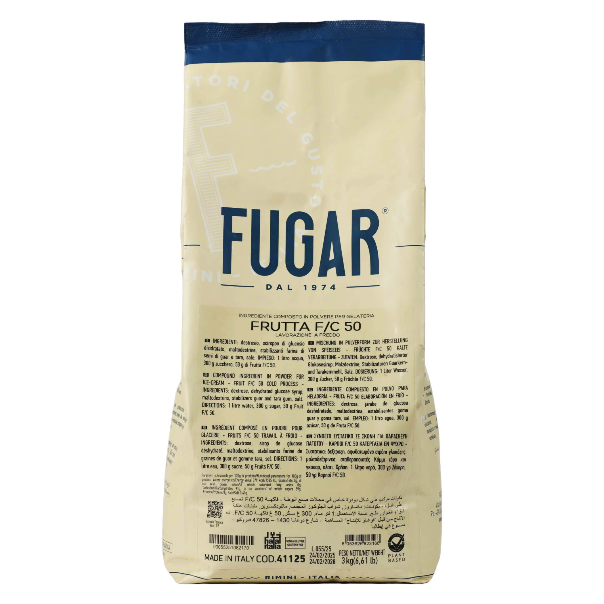 Fugar Cold-Process Fruit Gelato Base – LAB1O1