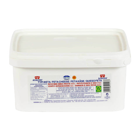 Dodoni Feta Cheese in Brine (4 kg)