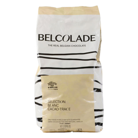 Belcolade 31% White Chocolate Drops