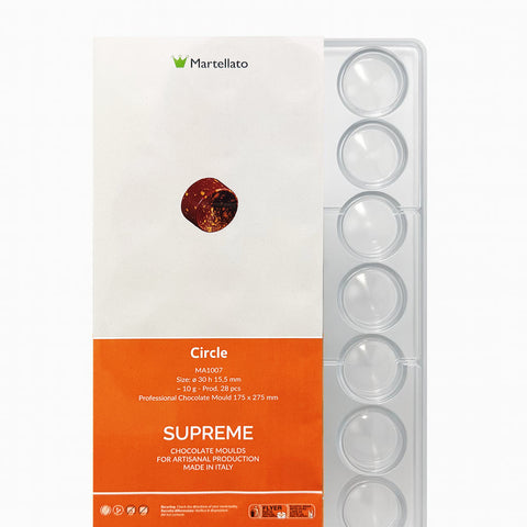 Martellato Prism Circle Praline Mould