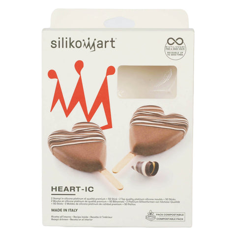 Silikomart Set GEL03 Heart-Ic