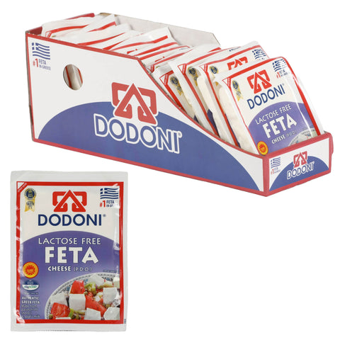 Dodoni Lactose-Free Feta PDO (180 g, 12-Pack)