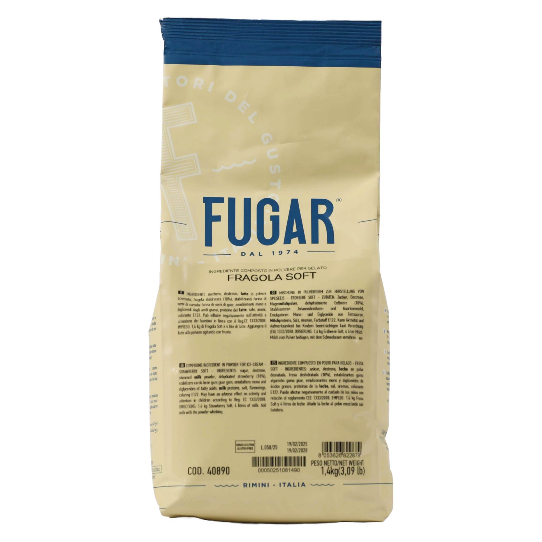 Fugar Strawberry Soft Serve Base – LAB1O1