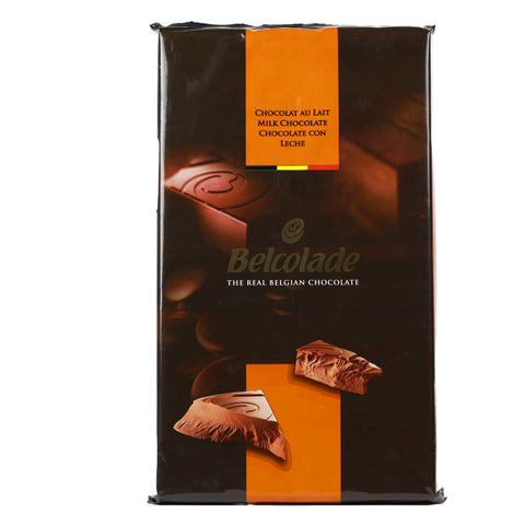 Belcolade 33% Milk Chocolate Blocks - 0 Added Sugar
