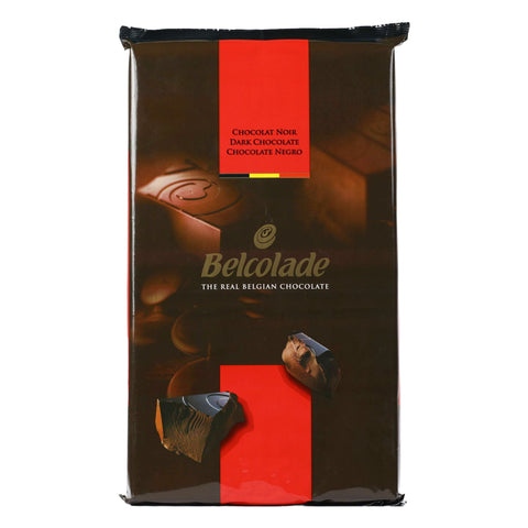 Belcolade 55% Dark Chocolate Blocks - 0 Added Sugar