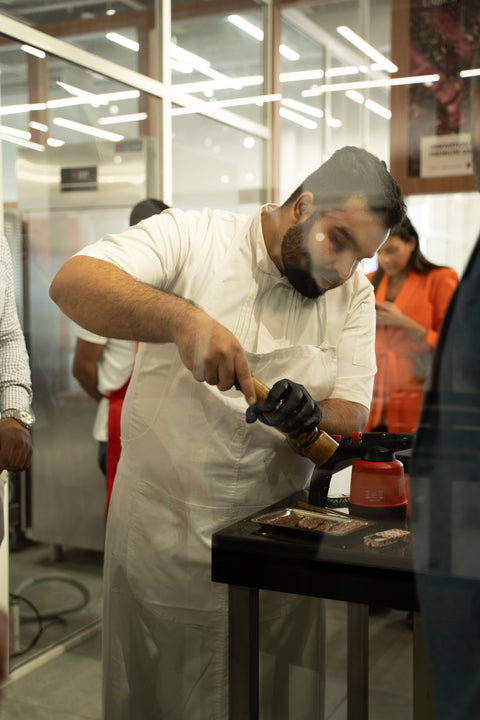 Chef Eslam Nasef, Lab101 chef specializing in meat and Italian cuisine