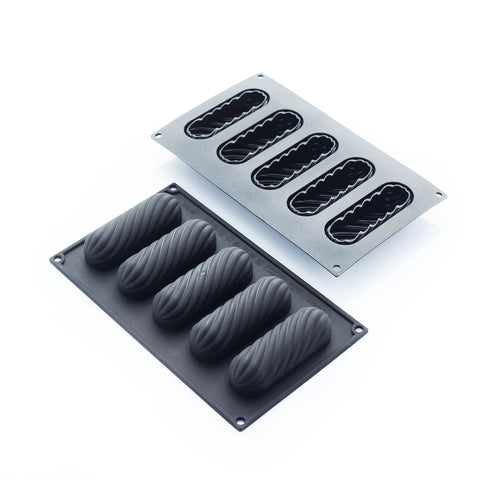 Martellato Twist Éclair Silicone Mould 17.5x30 cm