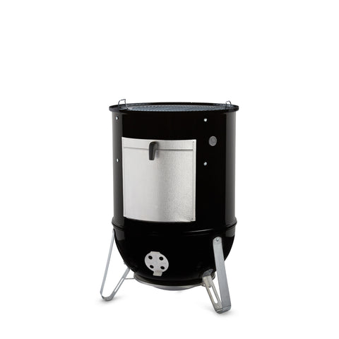 Weber Smokey Mountain Cooker Open